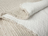 Coyuchi Cozy Cotton Stone Swatch 1 at Fig Linens and Home