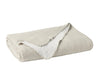 Coyuchi Stone Organic Cozy Cotton Blanket at Fig Linens and Home