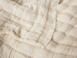 Coyuchi Dreamweight Organic Weighted Throw Blanket at Fig Linens and Home - Detail View 2
