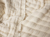 Coyuchi Dreamweight Organic Weighted Throw Blanket at Fig Linens and Home - Detail View 1