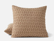Mirada Organic Matelasse Fawn Chrysanthemum Euro Sham | Coyuchi at Fig Linens and Home