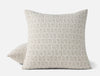 Mirada Organic Matelasse Sand Chrysanthemum Euro Sham | Coyuchi at Fig Linens and Home