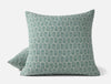 Mirada Organic Matelasse Thyme Chrysanthemum Euro Sham | Coyuchi at Fig Linens and Home