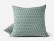 Mirada Organic Matelasse Thyme Chrysanthemum Euro Sham | Coyuchi at Fig Linens and Home