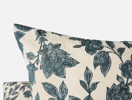 Ophelia Print Midnight Indigo Euro Sham 2 | Coyuchi at Fig Linens and Home