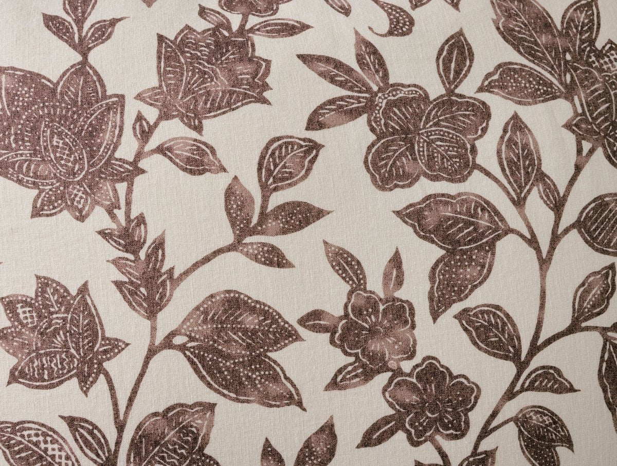 Ophelia Print Mulberry Euro Sham 2 | Coyuchi at Fig Linens and Home