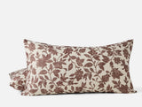 Ophelia Print Mulberry King Sham 2 | Coyuchi at Fig Linens and Home