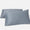 Organic Crinkled Percale Indigo Chambray Stripe Pillowcases | Coyuchi at Fig Linens and Home