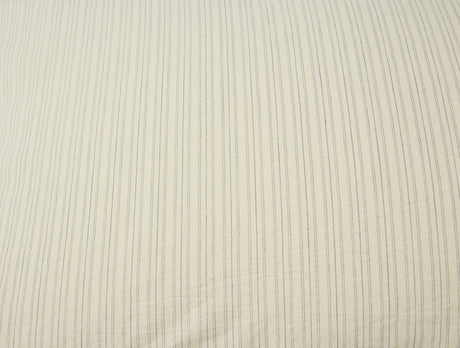 Organic Crinkled Percale Undyed w/ Indigo Gray Pillowcases 3 | Coyuchi at Fig Linens and Home