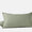 Organic Crinkled Percale Olive Chambray King Sham | Coyuchi at Fig Linens and Home