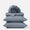 Organic Crinkled Percale Indigo Chambray Stripe Sheet Set | Coyuchi at Fig Linens and Home