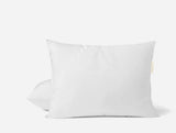 Organic Down Pillow Insert by Coyuchi Standard Pillow Insert - 20” x 26” (1 Pillow) White at FIG LINENS AND HOME 1
