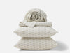 Coyuchi Organic Print Percale Seafoam Chrysanthemum Sheet Sets at Fig Linens and Home