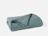 Pebbled Handstitched Organic Blankets by Coyuchi Lagoon Full/Queen Quilt 90” x 90” at FIG LINENS AND HOME 12