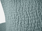 Pebbled Handstitched Organic Blankets by Coyuchi Lagoon Full/Queen Quilt 90” x 90” at FIG LINENS AND HOME 16