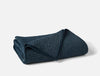 Pebbled Handstitched Organic Blankets by Coyuchi Midnight Indigo Full/Queen Quilt 90” x 90” at FIG LINENS AND HOME 23