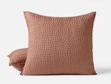 Pebbled Handstitched Organic Blankets by Coyuchi Praline Euro Sham 26” x 26” at FIG LINENS AND HOME 22