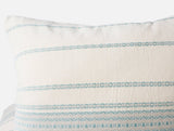 Sham Detail 2 - Coyuchi Rippled Stripe Undyed & Surf Organic Bedding at Fig Linens and Home