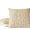 Coyuchi Robles Handstitched Organic Quilted Euro Shams Fawn and Juniper at Fig Linens and Home