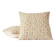 Coyuchi Robles Handstitched Organic Quilted Euro Shams Fawn and Juniper at Fig Linens and Home