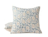 Coyuchi Robles Handstitched Organic Quilted Euro Shams Tidal and Khaki at Fig Linens and Home