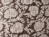 Robles Handstitched Organic Carob w/ Khaki Euro Sham 3 | Coyuchi at Fig Linens and Home
