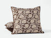 Robles Handstitched Organic Carob w/ Khaki Euro Sham | Coyuchi at Fig Linens and Home