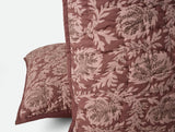 Robles Handstitched Organic Mulberry w/ Carob Euro Sham 3 | Coyuchi at Fig Linens and Home