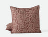 Robles Handstitched Organic Mulberry w/ Carob Euro Sham | Coyuchi at Fig Linens and Home