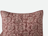 Robles Handstitched Organic Mulberry w/ Carob Euro Sham 2 | Coyuchi at Fig Linens and Home