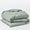 Duvet Cover - Coyuchi Sage Organic Crinkled Percale Duvet at Fig Linens and Home
