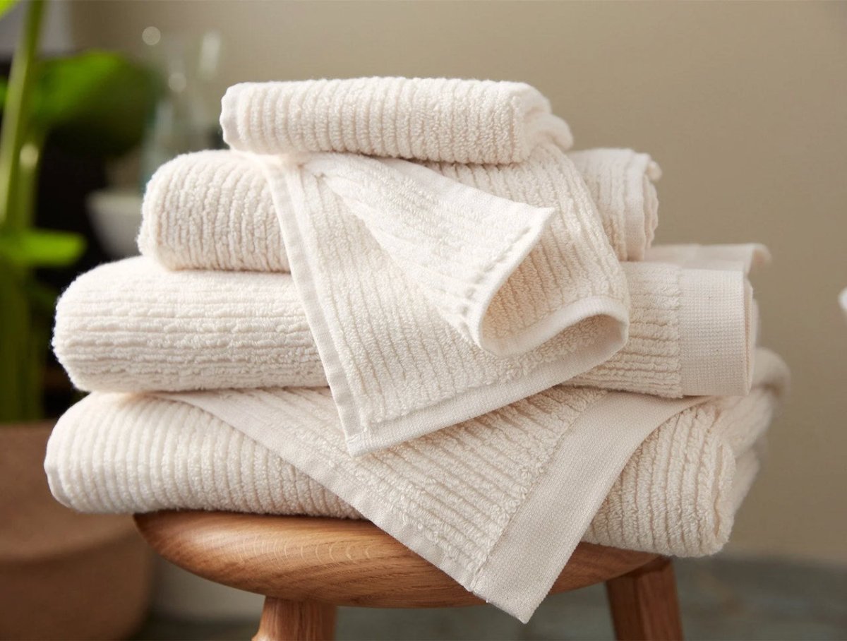 Temescal Undyed Organic Towels by Coyuchi at Fig Linens and Home - Lifestyle 3
