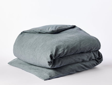 Coyuchi Marine Toro Canyon Organic Bedding by Coyuchi - Duvet Cover at Fig Linens and Home