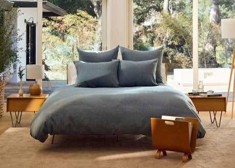 Coyuchi Marine Toro Canyon Organic Bedding by Coyuchi at Fig Linens and Home