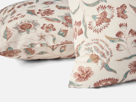 Pillow Sham Pattern Detail - Viola Print Coyuchi Organic Bedding at Fig Linens and Home