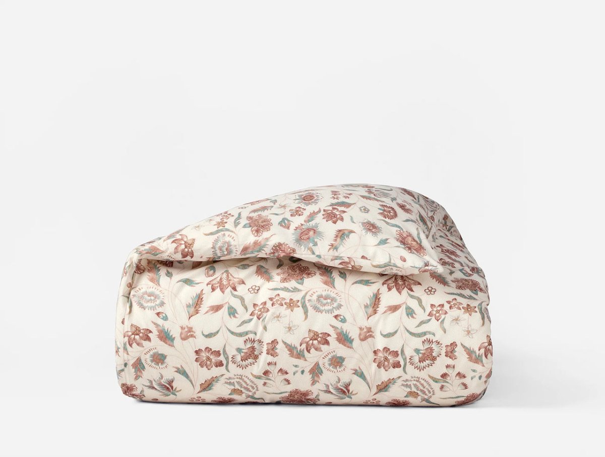 Duvet Cover - Viola Print Coyuchi Organic Bedding at Fig Linens and Home