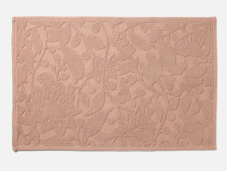 Wildflower Organic Bath Rug by Coyuchi in Antique Rose at Fig Linens and Home 1