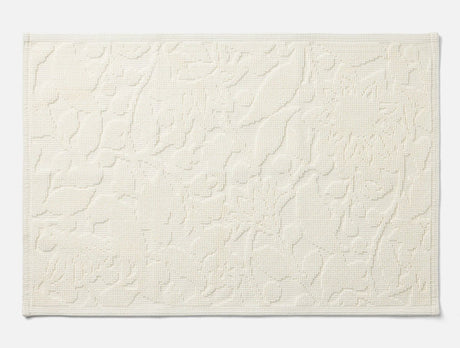 Wildflower Organic Bath Rug by Coyuchi in Undyed at Fig Linens and Home 1