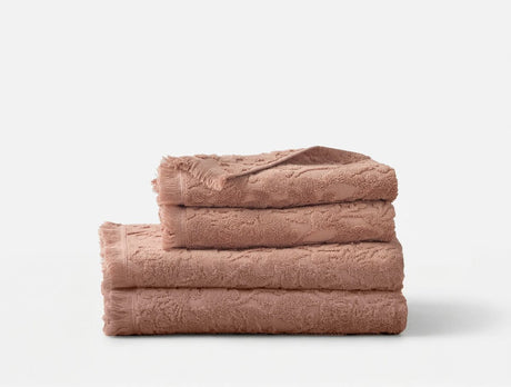 Antique Rose Wildflower Organic Cotton Bath Towels & Hand Towels by Coyuchi at Fig Linens and Home