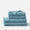 Pacific Blue Wildflower Organic Cotton Bath Towels & Hand Towels by Coyuchi at Fig Linens and Home