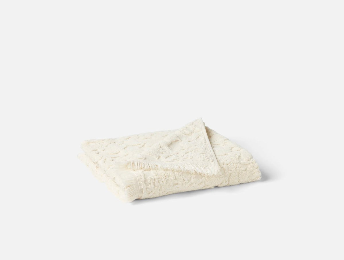 Hand Towel - Coyuchi Wildflower Undyed Organic Cotton Bath Collection at Fig Linens and Home