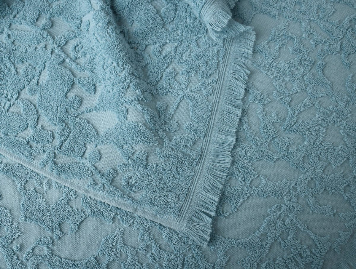 Detail of Towel - Coyuchi Wildflower Pacific Organic Cotton Bath Collection at Fig Linens and Home 2