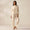 Women's Isla Organic Cotton Undyed w/ Hazel Rosehip Long Sleeve Pajama Set | Coyuchi at Fig Linens and Home
