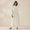 Women's Isla Organic Cotton Undyed w/ Indigo Gray Long Sleeve Pajama Set | Coyuchi at Fig Linens and Home