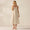 Women's Isla Organic Cotton Undyed w/ Hazel Rosehip Night Dress | Coyuchi at Fig Linens and Home
