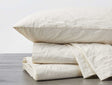 Undyed Organic Crinkled Sheet Sets - Percale Sheets by Coyuchi Fig Linens