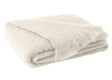 Lands Downunder Brushed Mohair Throw Cream by Lands Downunder - 51" W X 72" L Cream at FIG LINENS AND HOME - 1