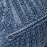 Zipper Verone Denim Decorative Pillow by Iosis at Fig Linens and Home