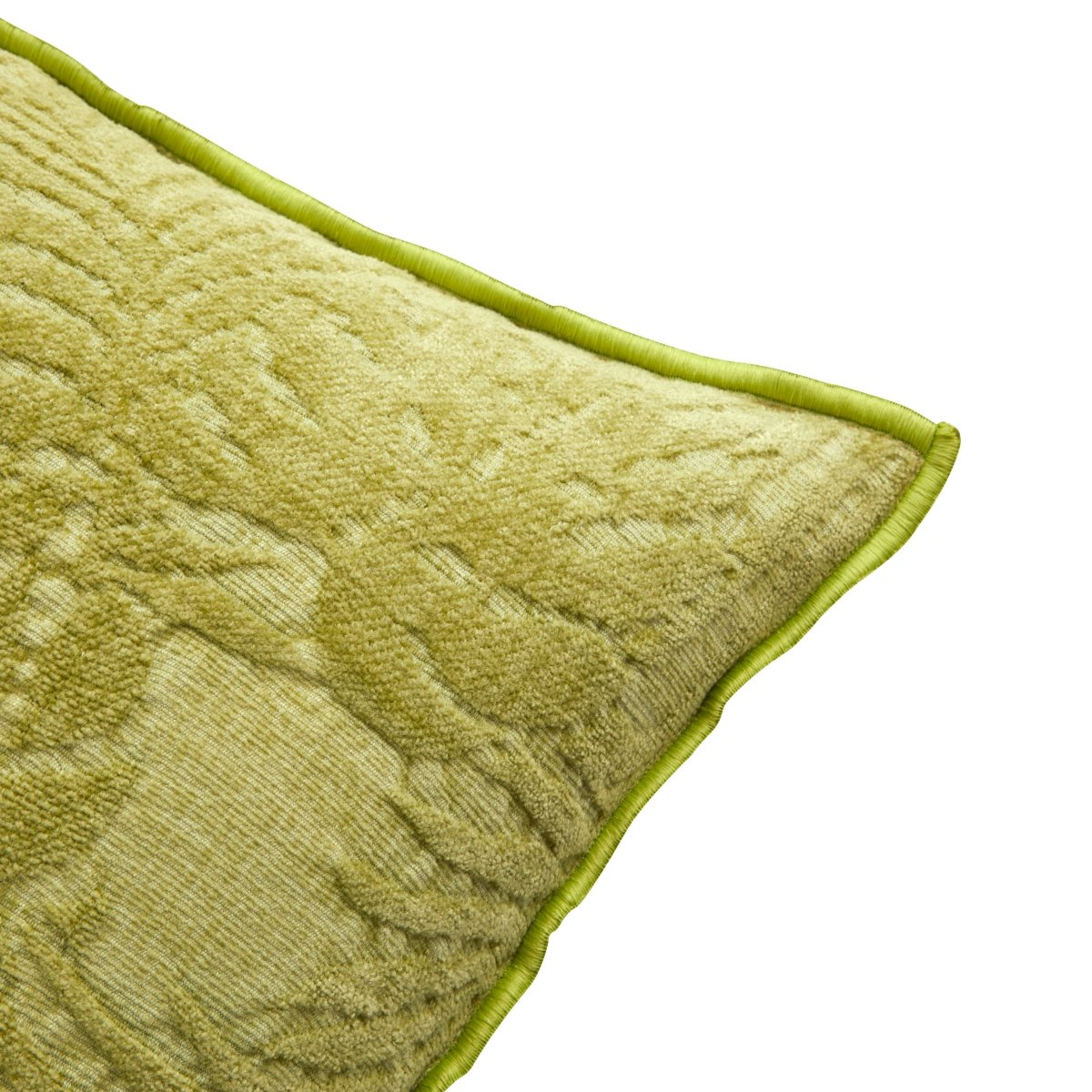 Corner Verone Olive Decorative Pillow by Iosis at Fig Linens and Home
