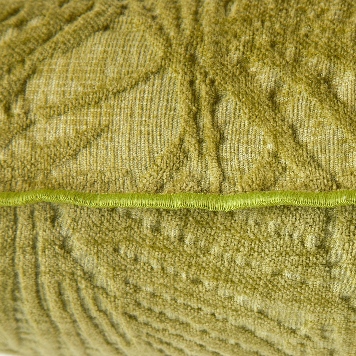 Seam Verone Olive Decorative Pillow by Iosis at Fig Linens and Home